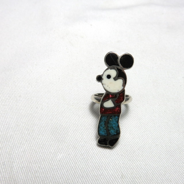 70 S Zuni Mickey Ring Indian Jewelry ズニ族ミッキーマウスリング Circa サーカ 神戸 Online Store