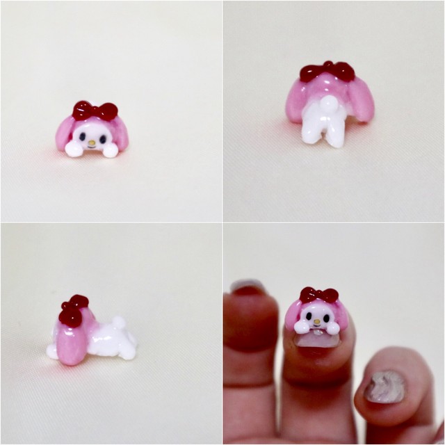 マイメロ 寝転び 3d 3dパーツ Otsumami Nail