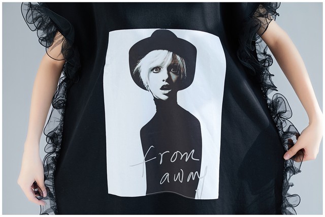 ノースリーブシャツワンピース プリント カジュアル ゆったり Ins 706 Ins Fashion ファッション専門店 可愛い 安心 素敵な商品を多数ご用意