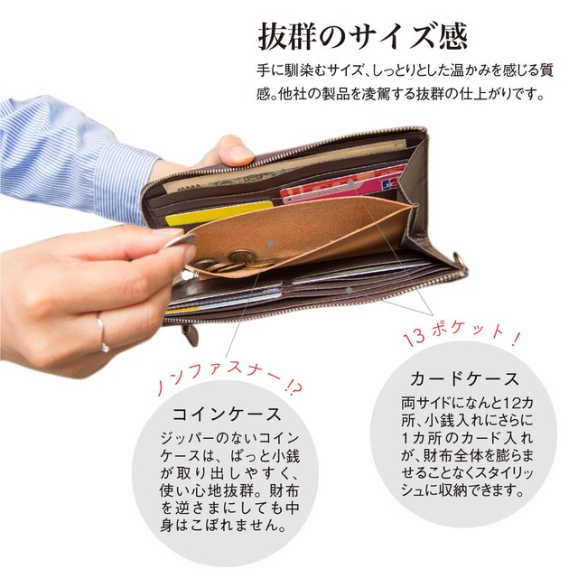 送料無料 長財布 L字ファスナー レディース財布 メンズ 財布 さいふ 本革 牛革 イタリアンレザー カーボンレザー L型 プレゼント スリム ウォレット 薄い 福財布 贈り物 父の日 母の日 誕生日 男 女 7カラー プレゼント Hmd Shop