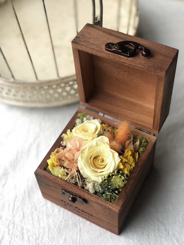 プリザーブドフラワーボックスｓ カナリヤ With Garden Tsukuba オンラインショップ