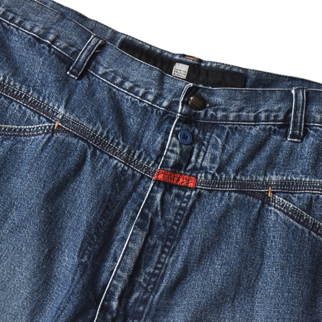 マリテフランソワジルボー デニムショーツ Marithe Francois Girbaud Denim Shorts Yukaku Base