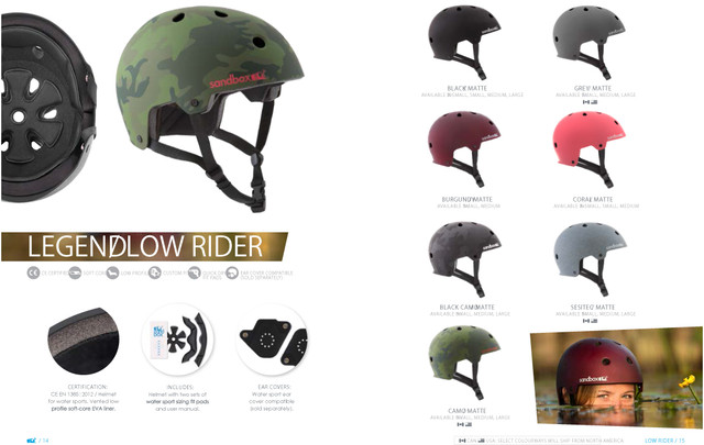 Sandbox ヘルメット Legend Lowrider ツバなし Ma Three Company