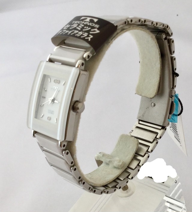 テクノス 腕時計レディース セラミック クオーツ 白 Jewelry Takeda