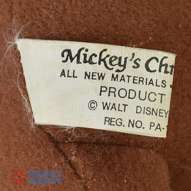 ミッキーマウス クリスマスキャロル ぬいぐるみ人形 Robotrobot