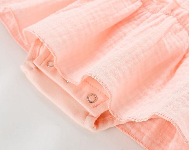 秋冬 キッズ 子供 ベビー 女の子 ロンパース ワンピース フリル 無地 シンプル 可愛い ヘアバンド付き お出かけ Arroserbaby