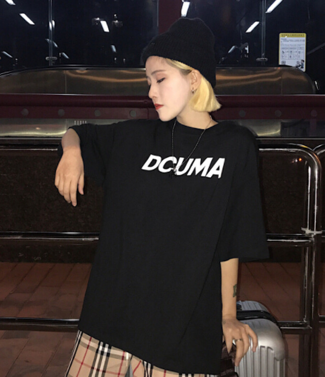 Tシャツ 韓国系ファッション レディース ストリート Calin Calin 韓国系最新レディースファッション