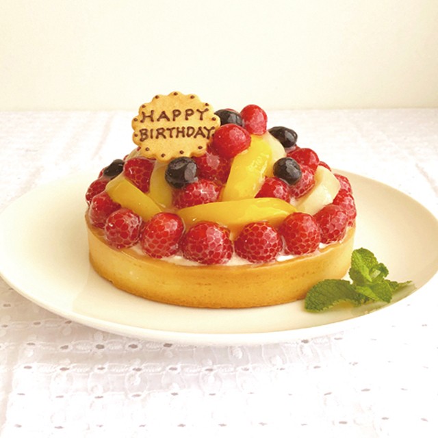 日付指定可 グランプリ受賞 フルーツタルト16cm 誕生日ケーキ バースデーケーキ スイーツ バレンタイン パティスリー エスキィス