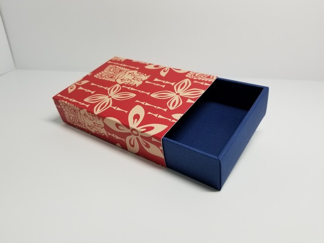 Hawaiian ポストカード入れ ティキ Hoeiplus ホーエイプラス 手作り貼り箱 オリジナル箱