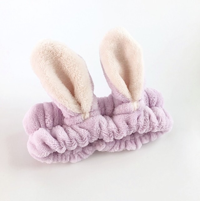 メイクアップ 洗顔用 うさ耳ヘアバンド Perch Main Store