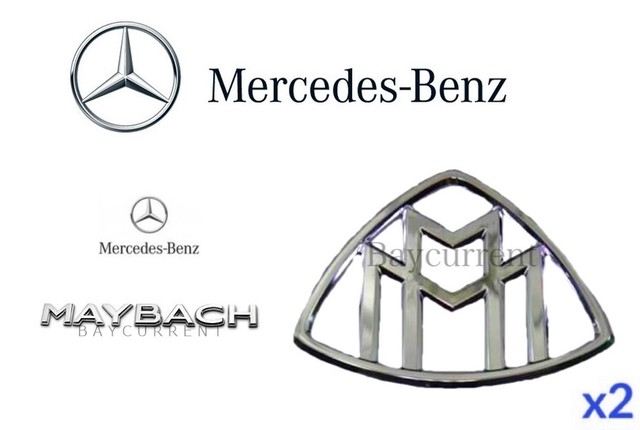 正規純正品 Mercedes Benz マイバッハ リア エンブレム リヤ ピラー エンブレム Maybach W222 X222 S550 S600 Bay Current