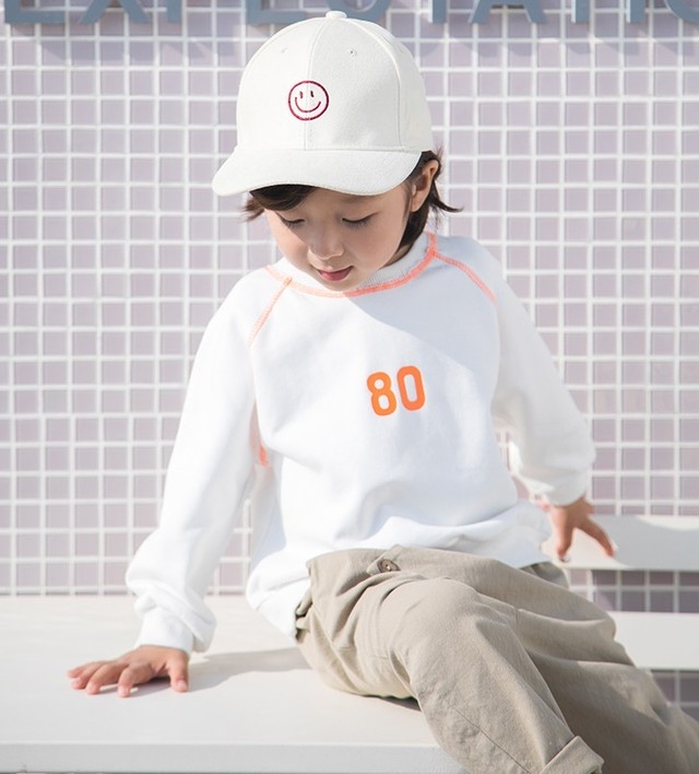 Huzh0081 シンプル 数字プリントがおしゃれな男の子長袖トレーナー 韓国 子供服 男の子 子供服 男の子 トレーナー キッズ トレーナー Choa2 Closet
