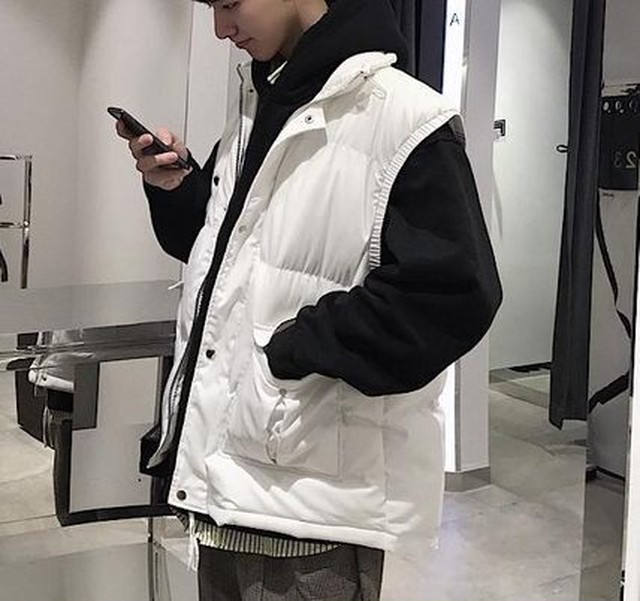 ノースリーブ ジャケット メンズ 韓国系 ベスト 送料無料 Jb 1