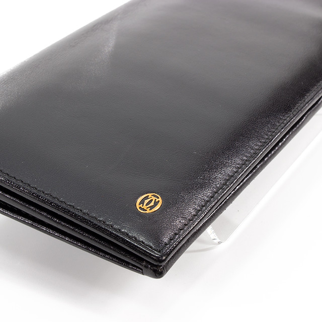 限界価格 送料無料 良品 Cartier カルティエ 長財布 二つ折り財布 人気 スマート 女性 メンズ 男性 黒 ブラック C081 Lexead レクシード