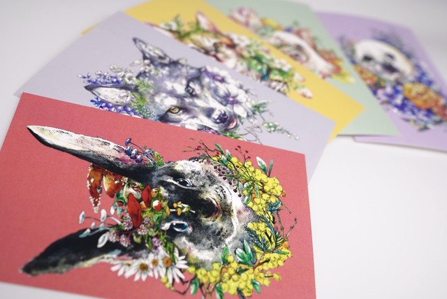 グッズ ポストカードセット お粧し 5枚入 Ken Matsuda Store