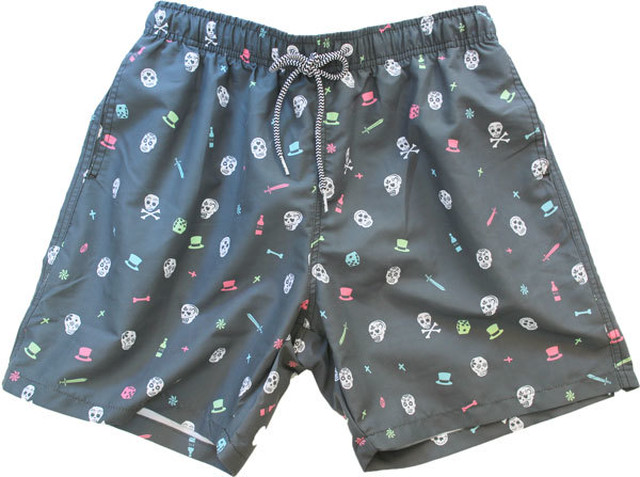 Boardies ボーディーズ メンズ水着 Swim Shorts スイムショーツ イギリスブランドのスイムウェア Day Of The Dead Escargot Circus