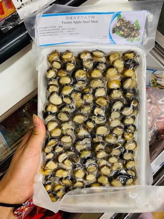 ốc Bươu Frozen Apple Snail Meat 500g Vietnam Foods ベトナム食材専門店