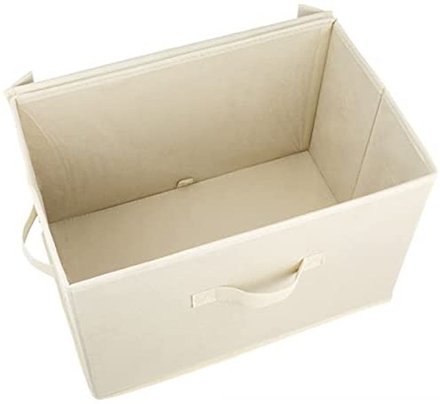 Jpcs 山善 ふた付き 収納ボックス 幅38 奥行25 高さ25cm 取っ手付き カラーボックス対応 完成品 アイボリー 2個組 Ytcf 2pf Iv Japan Classic Store