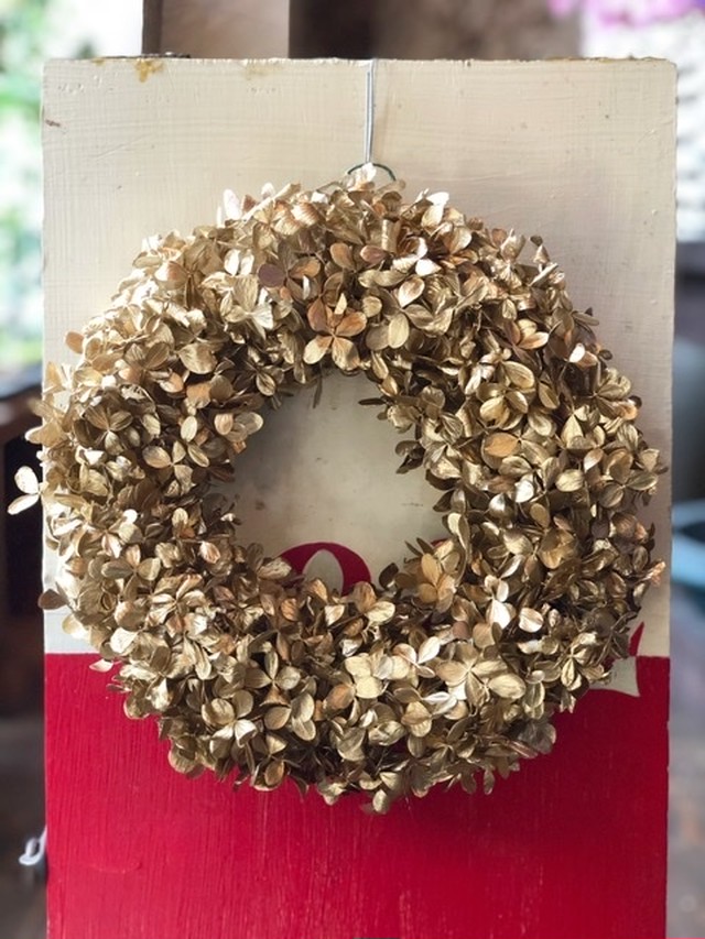 ドライアジサイリース Gd Spiral Flower Design