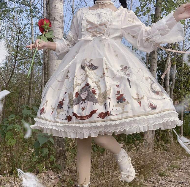 A 403 ゴスロリ ロリータ メイド エレガント ワンピース 少女ドレス かわいい ハロウィン コスプレ コスチューム イベント 送料無料 Coacosplay