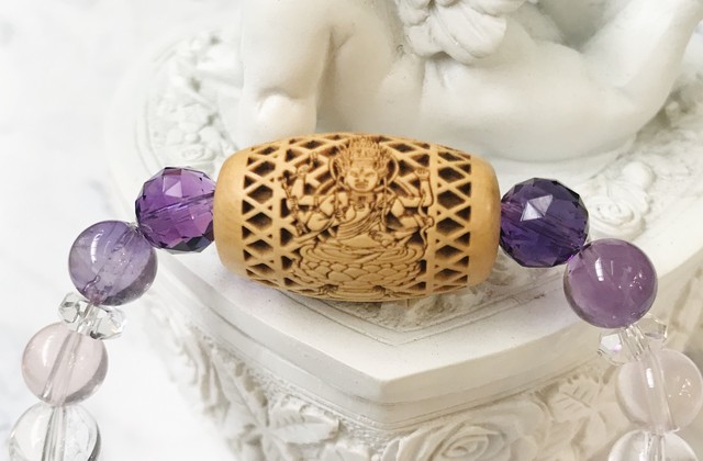 1 11新着 恋愛成就 縁結び 愛染明王ブレスレット Tsuryu 鶴龍 オンラインショップ