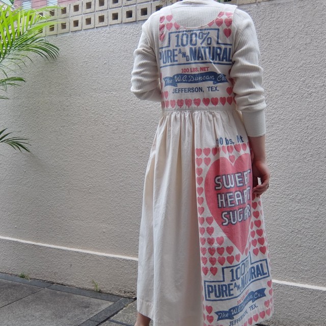 60 S Heart Sack Dress 60年代 ハート サック ドレス Big Time ヴィンテージ 古着 Bigtime ビッグタイム