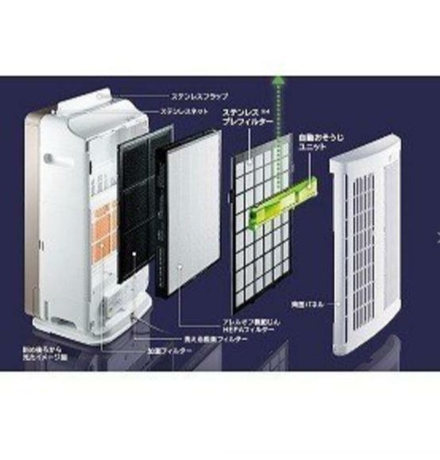 日立 Ep Nvg90 N 加湿空気清浄機 自動おそうじ クリエア 空清42畳まで 加湿30畳まで シャンパンゴールド イール24