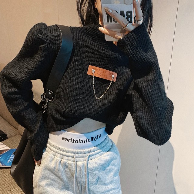 box chain knit