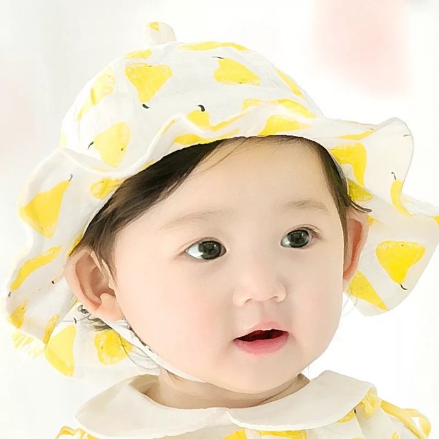 選べる3色 洋梨デザインがキュートなベビー キッズ 帽子 ハット キャップ ガールズ 女の子 子供 赤ちゃん Sweet Gift
