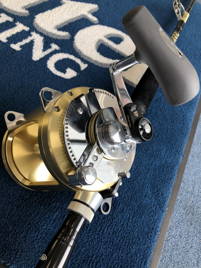 中古 同じロッド リールセットに揃えてみませんか Biscayne Rod Tiagra80waリールセット Bluewater