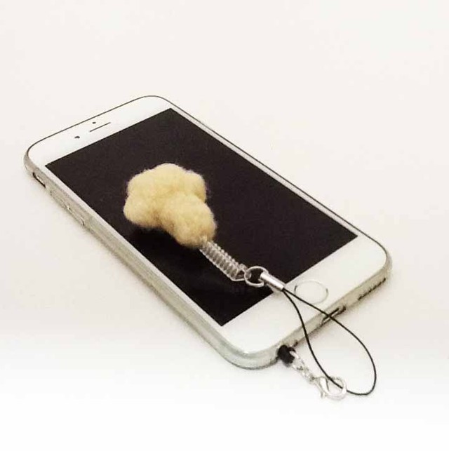 Cat Hand ティラの手 携帯クリーナーストラップ あくびどう