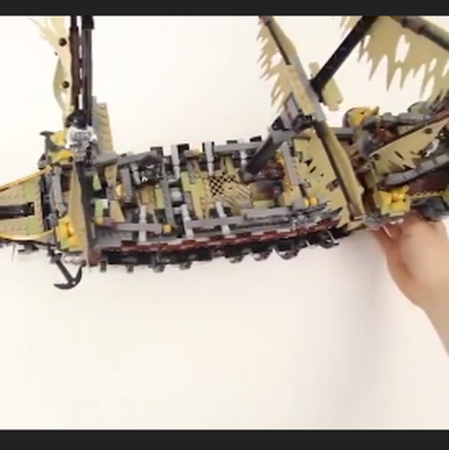 レゴ互換 パイレーツ オブ カリビアン サイレントメアリー号 海賊船 ミニフィグ付き Happy Hobby あなたのベストが見つかるお店