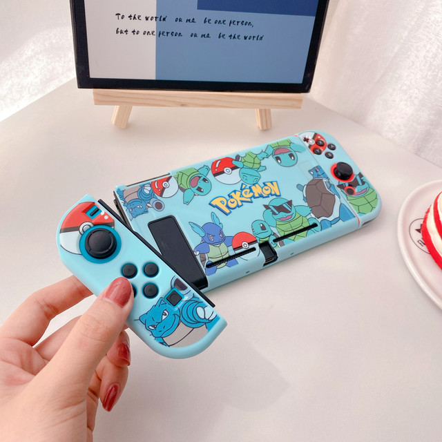 任天堂 Switch カバー 分体式 ニンテンドー スイッチ ケース Tpu製 Joy Con保護 カバー ジョイコンカバー 全面保護ケース かわいい Nintendo Switch専用 ポケモン かわいいairpodsケース Switchカバー Iphoneケース Airtagホルダー New I