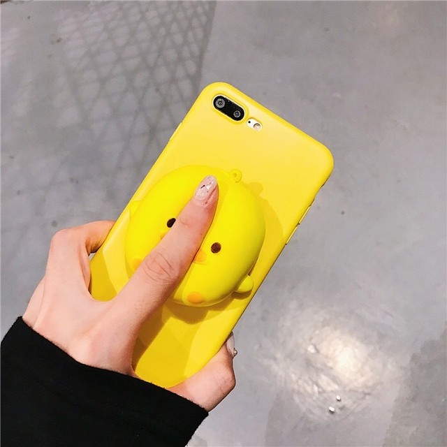 Iphone ケース キュート ひよこ ぷにぷに スマホスタンド Yn 3 223 Dress Sugar Moon