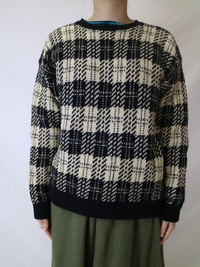 monotone design knit【0545】