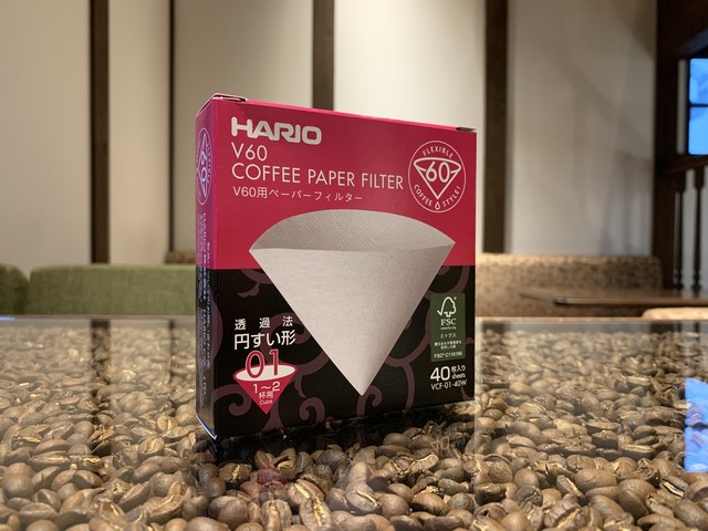 V60用 コーヒーペーパーフィルター 01用【HARIO】