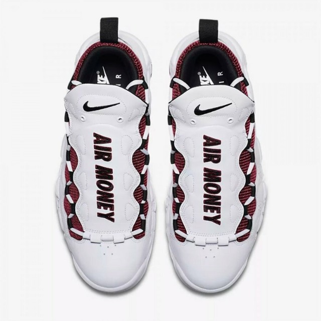 New ナイキ モアマネー スニーカー Nike Nike Air More Money ホワイト レッド ブラック 海外正規品 Nike 393 World Ships
