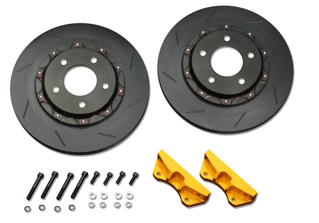 スカイライン Er34 ターボ 4pot車 フロント用 Brembo F50キャリパー取付キット Axeffetweb