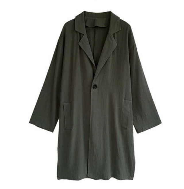 全3色 スプリングコート レディース 春コート ミセス アウター 春 ミディアム ロング チェスターコート カーディガン 春秋 おしゃれ とろみ シンプル リラックス 長袖 ゆったり 体型カバー カジュアル ジャケット グリーン 緑 ブラック 黒 カーキ 代 30代 40代 50代 Like