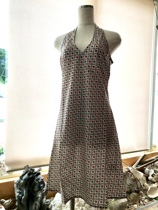 Oli 08 ノースリーブワンピース 花柄 Gift Shop Woo