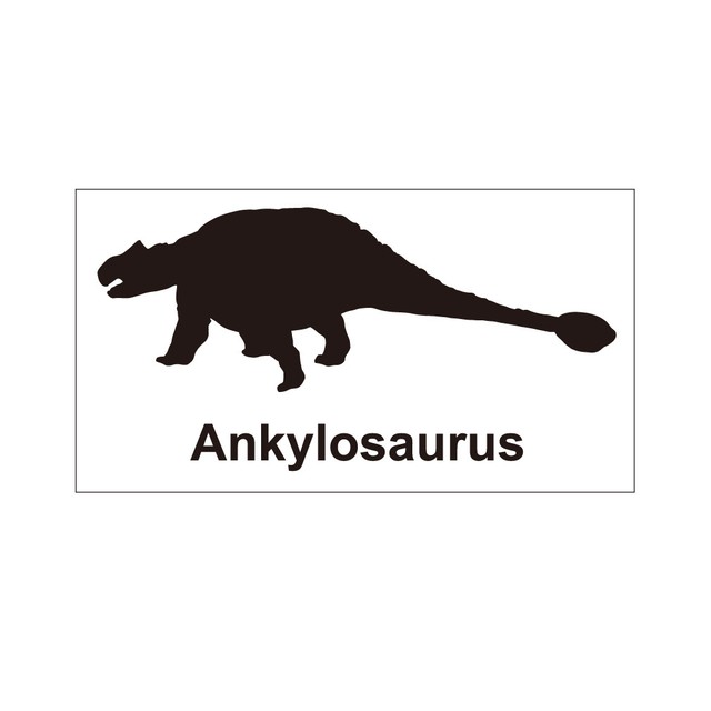 恐竜ステッカー アンキロサウルス Puikko