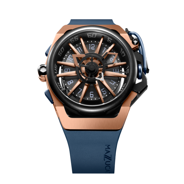 【MAZZUCATO マッツカート】RIM-02(ブルー×ローズゴールド)/正規輸入品