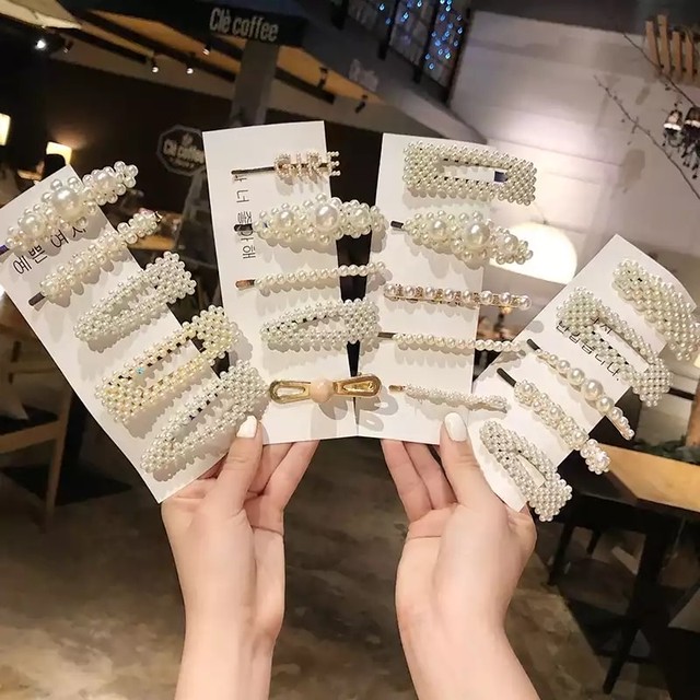 送料無料 セット パールヘアピン 韓国ファッション オルチャン ビーズ