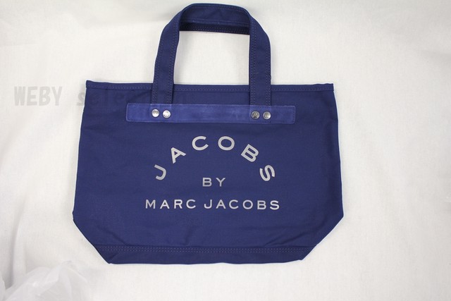 Classic Canvas Jacobs Tote マークジェイコブス キャンバストートバッグ ネイビー Marc By Marc Jacobs Weby Selection