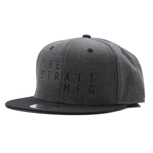 TSM SNAPBACK CAP #BLACK X HEATHER