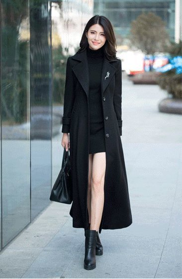 かっこいい コート ロング レディ 黒 ブラック 秋 冬 上品 アウター レディース ファッション 人気 可愛い 大人 大きいサイズ Lalas