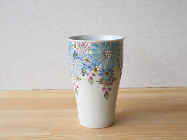 華 タンブラー 各(青 / 赤)