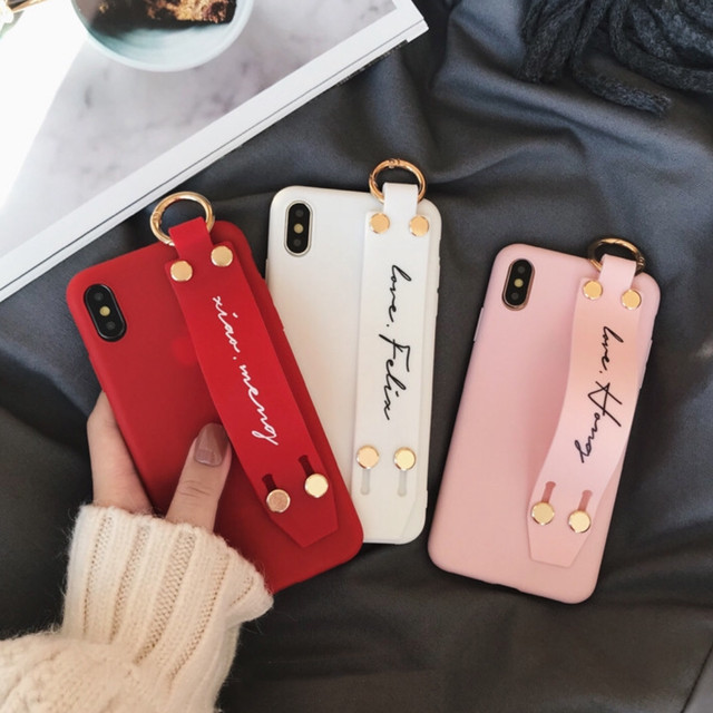 Iphone11対応 オーダーメイド名前入れiphoneケース スタンド機能バンド付き Kaoru スマホケース専門店