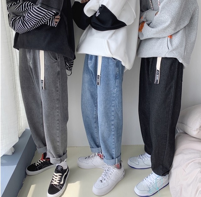 ベルトデニムパンツ M 2xl 韓国ファッション通販 Nosweat