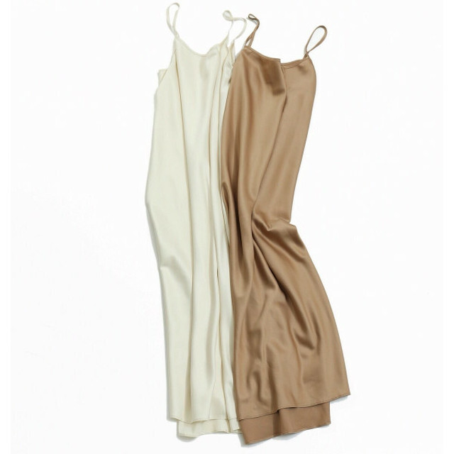 Todayful トゥデイフル Life S ライフズ Satin Washer Dress サテンワッシャードレス ワンピース Blue Lotus